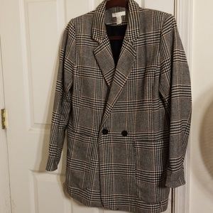 H&M plaid Womans Blazer